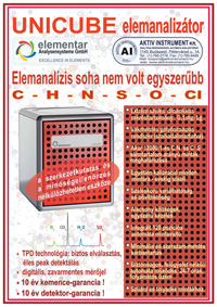 UNICUBE elemanalizátor